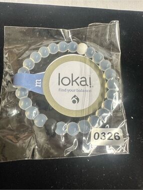 Lokai Kids Bracelet in Translucent Blue and Black